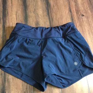 Athleta navy blue athletic shorts
